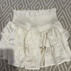 altard state white mini skirt